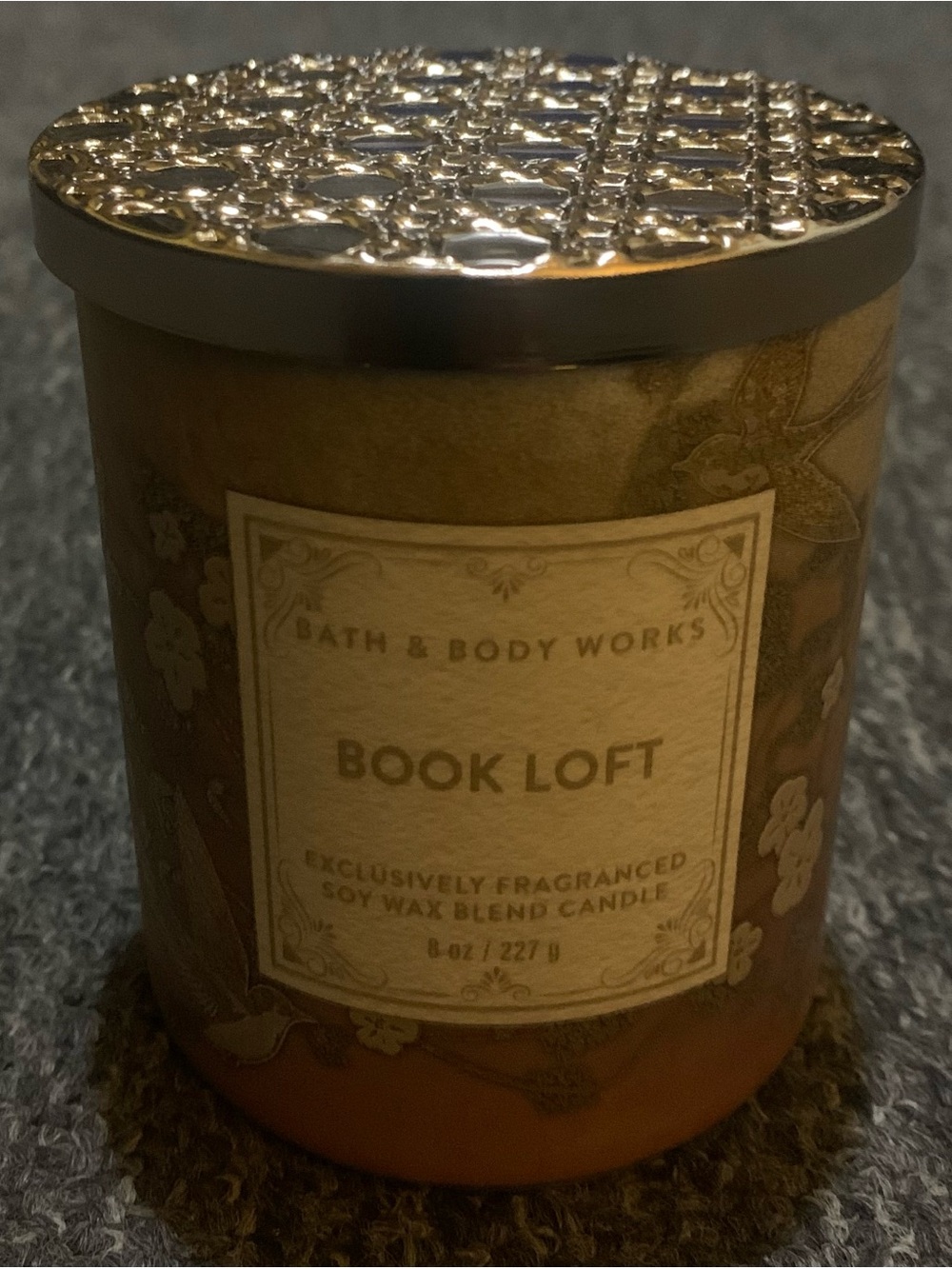 Bath And Body Works Book Loft Single Wick Candle 8 oz New